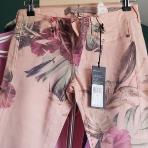 Floral print jeggings by guess